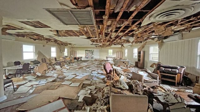 The River Parishes Ministry Center of Global Maritime Ministries in Reserve, Louisiana, was damaged as Hurricane Ida came through the area.  This photo is being used for non-commercial purpose and not in connection with selling a good or service.